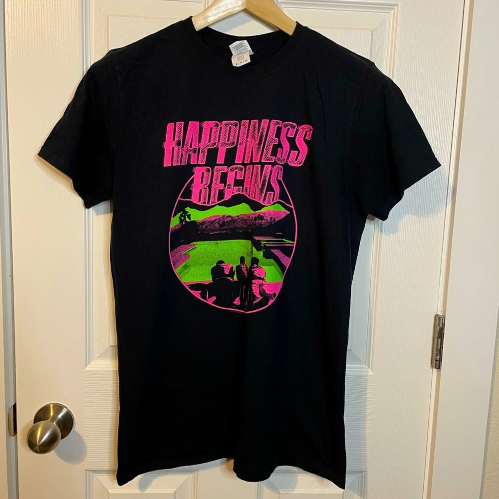 Gildan black Jonas Brothers ‘Happiness Begins’ tour graphic band tee unisex sz M